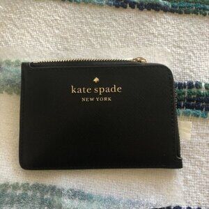 Kate spade Lzip Staci black card holder wallet